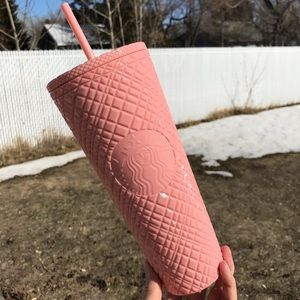 Starbucks Japan Coral Pink Glossy Jewel cup tumbler Venti 2022 Anniversary